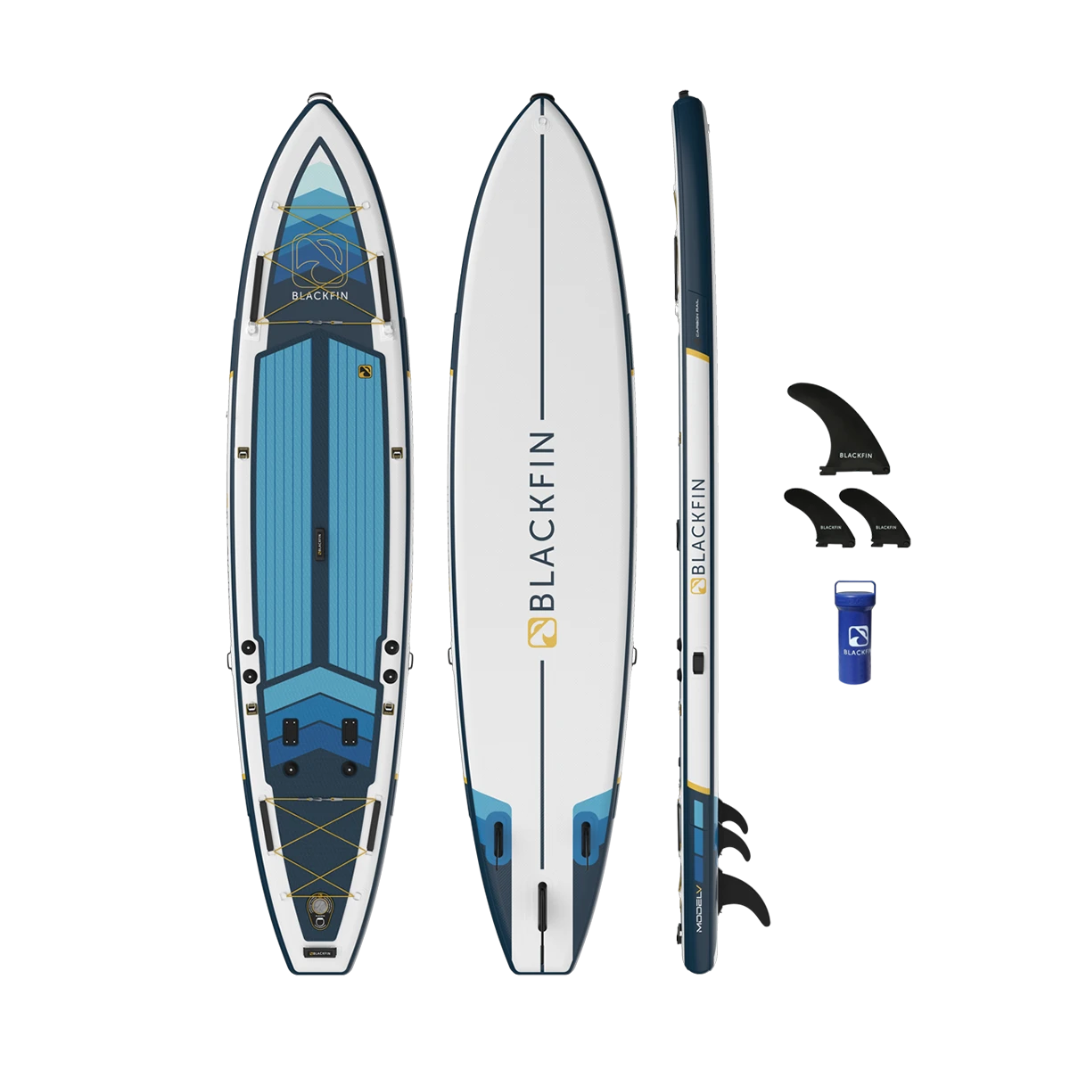 BLACKFIN MODEL V 12'6" Inflatable Paddle Board - Image 5