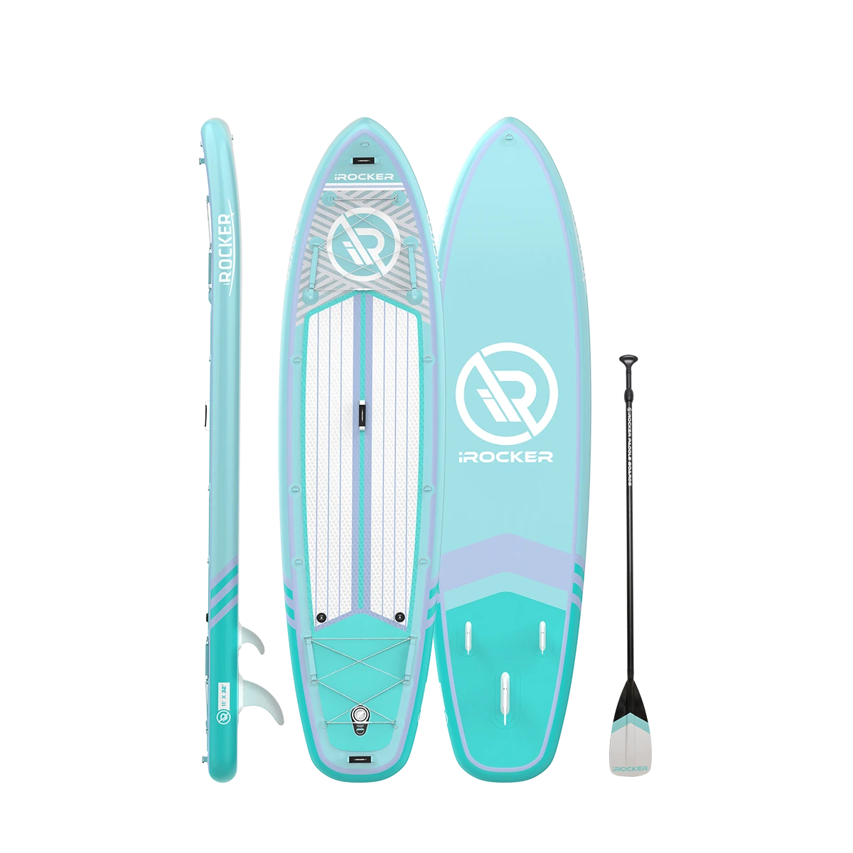IROCKER ALL AROUND 11' Inflatable Paddle Board - Image 17