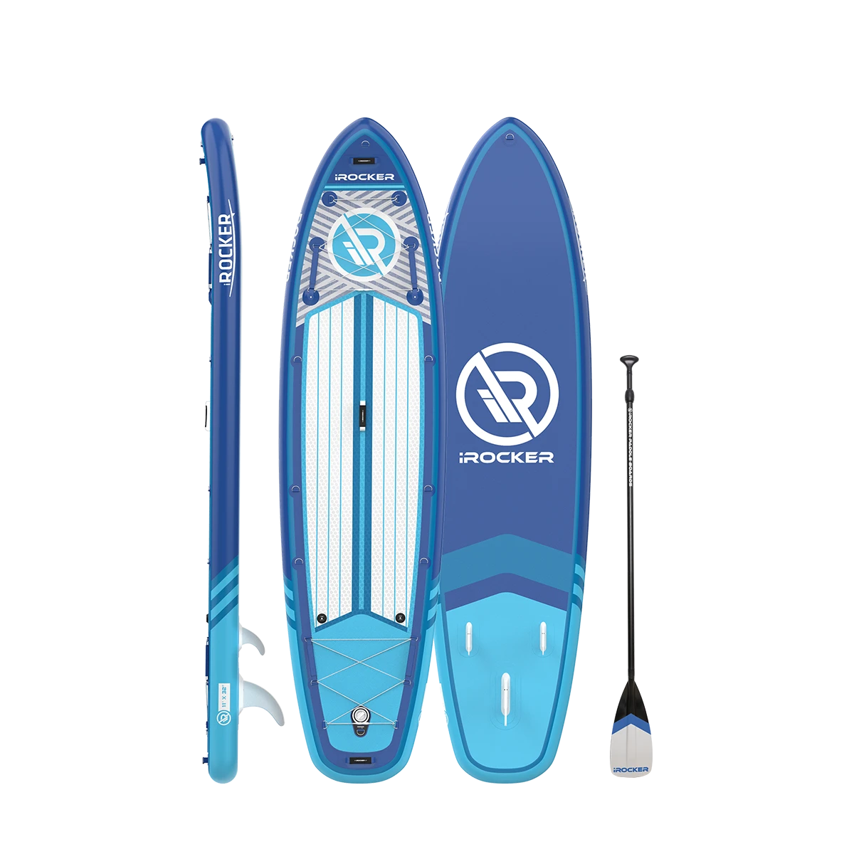IROCKER ALL AROUND 11' Inflatable Paddle Board - Image 19
