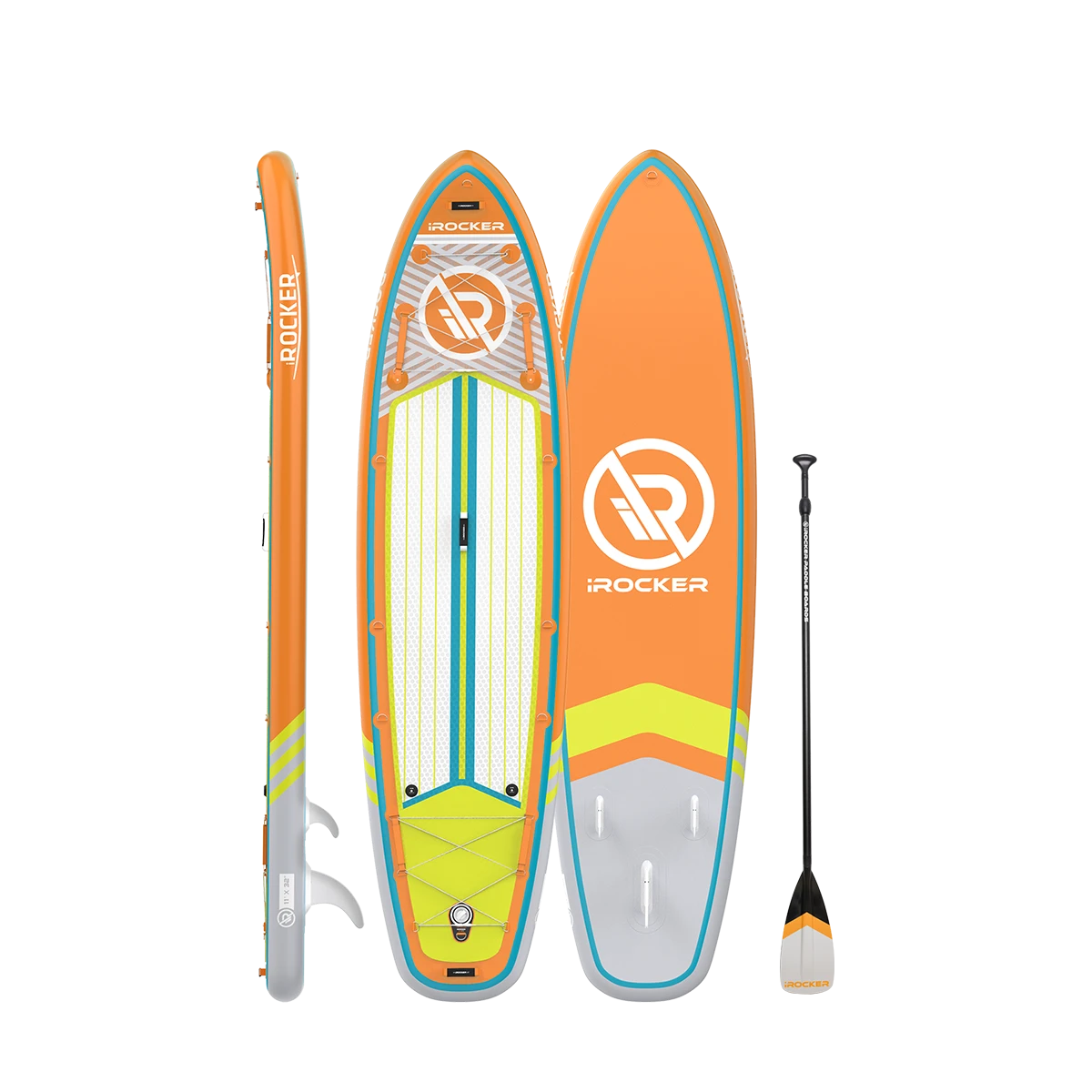 IROCKER ALL AROUND 11' Inflatable Paddle Board - Image 6