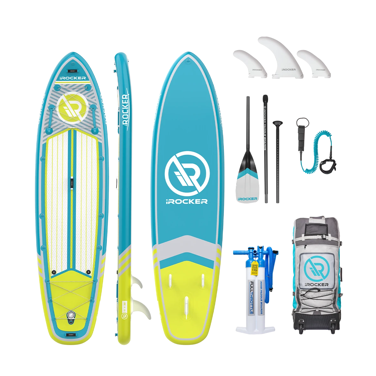 IROCKER ALL AROUND 11' Inflatable Paddle Board - Image 2