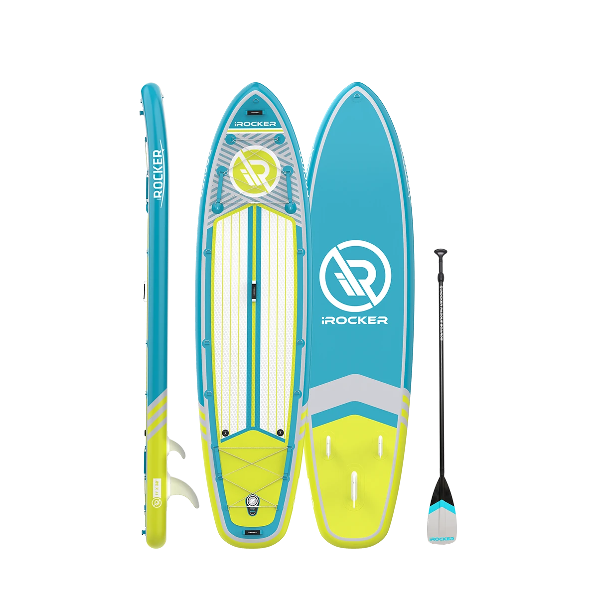 IROCKER ALL AROUND 11' Inflatable Paddle Board - Image 9
