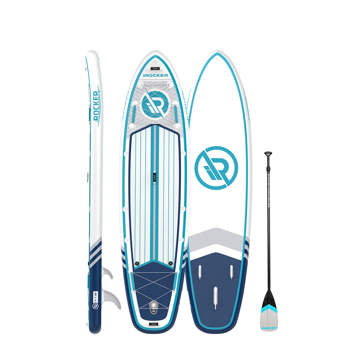 IROCKER ALL AROUND 11' Inflatable Paddle Board - Image 13