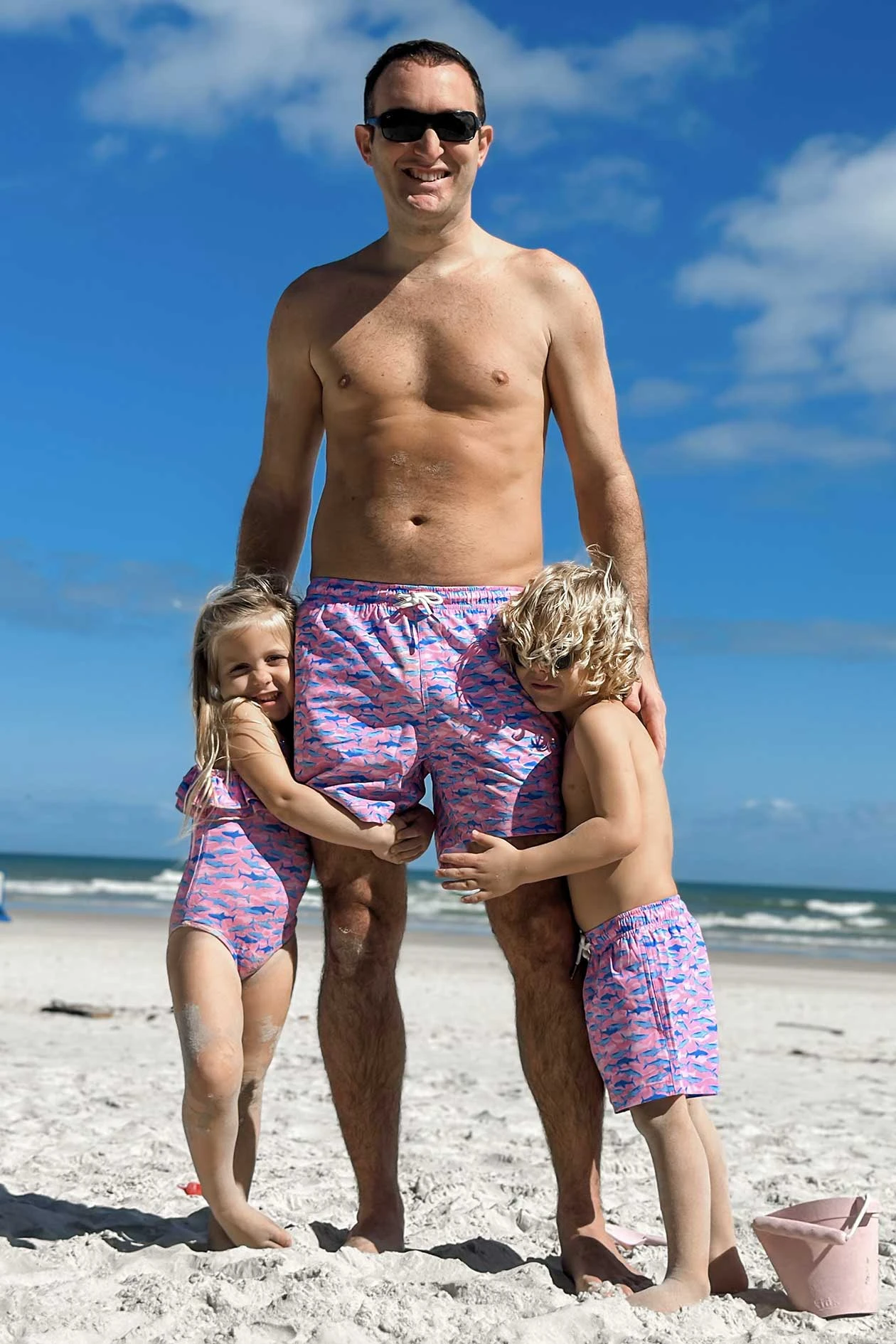 Boy's Pink Shark Shorts - Image 6